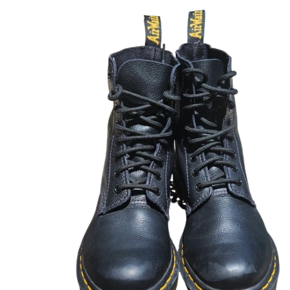 Dr. Martens Black Combat Boots - Picture 4 of 6